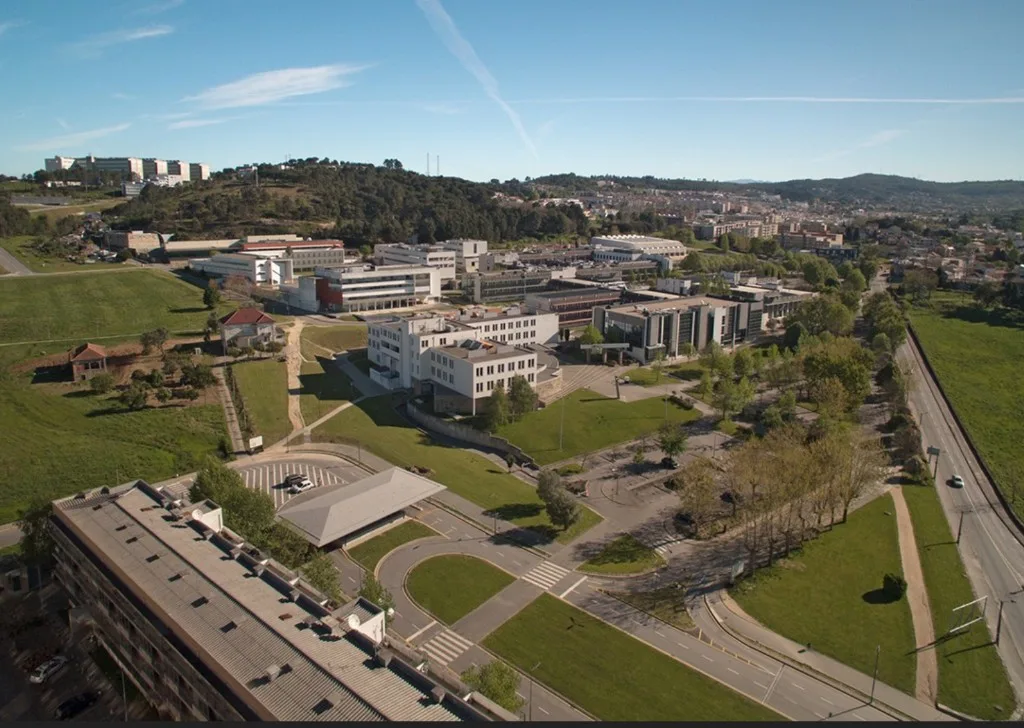 Vista aérea do campus de Gualtar da UMinho, em Braga